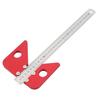 Aluminum Alloy Center Finder Tool Detachable Ruler Center Scribe  Woodworking Layout and Marking