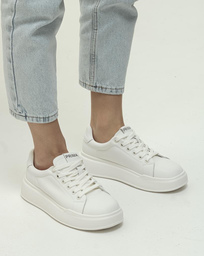 Кроссовки Prima d'Arte 8822 36 белые кожа