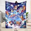 Rainbow Soccer Friends Customize Text Blanket Gift Personalized Blanket Soft Warm Cozy for Office Picnics Seaside Bedding Four Seasons Universal