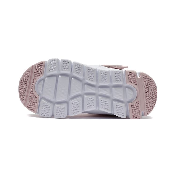 Li Ning Childrens Fleece Shock Absorption Mid-Top Sports Casual Shoes Kids Casual Shoes Pink YKNR134-22