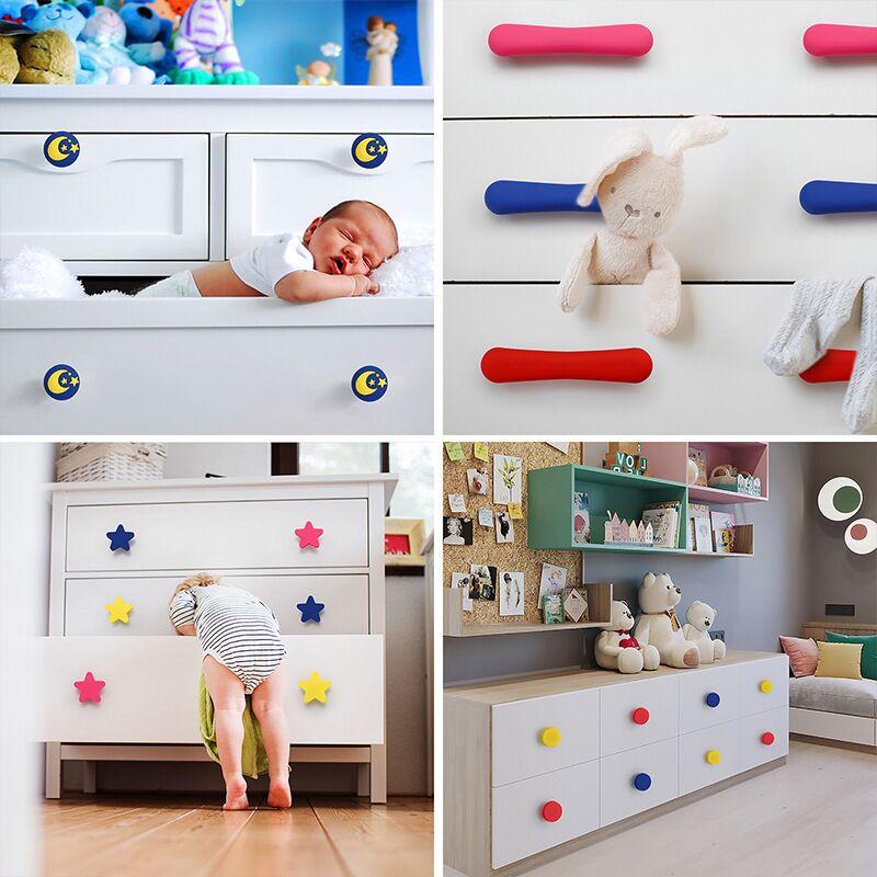 Child Handles Drawer Cabinet Furniture Kitchen Handles for Cabinet Knob Door Drawer Furniture Kitchen Knob Simplicity Hardware