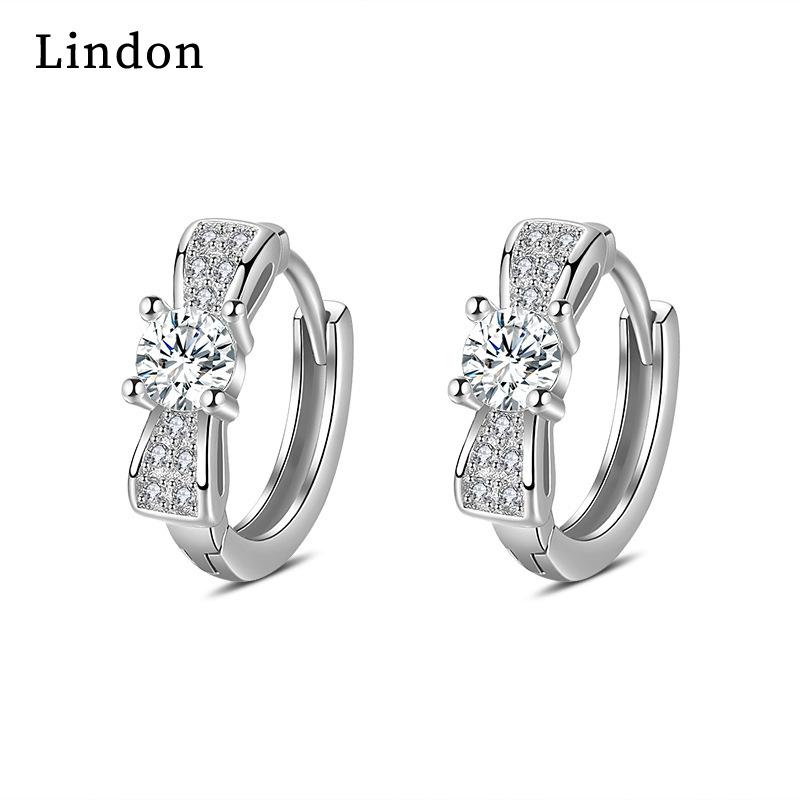 Lindon Copper Alloy Zircon Earrings Drop Earrings For Women Wedding Party Gifts