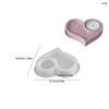3 Pieces Butterfly Flower Heart Shape Silicone Mold Candlestick Epoxy Resin Molds Spring Decoration Handmade Candle Holder Mold