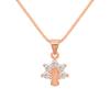 Rose Gold Mini Branch Necklace with Original Design, Niche Fashion Pendant, Japanese and Korean Design, Tree of Life Necklace