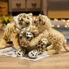 Plush Toy Simulated Lion Tiger Leopard Doll Lion King Stuffed Toy Doll Pillow for Children