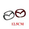 Пластичный Передний Багажник Автомобиля Значок для Mazda 3 Логотип Рулевого Колеса Значок 3D Кузова Заменяемая Наклейка Задний Хвост Декорация для Модификации