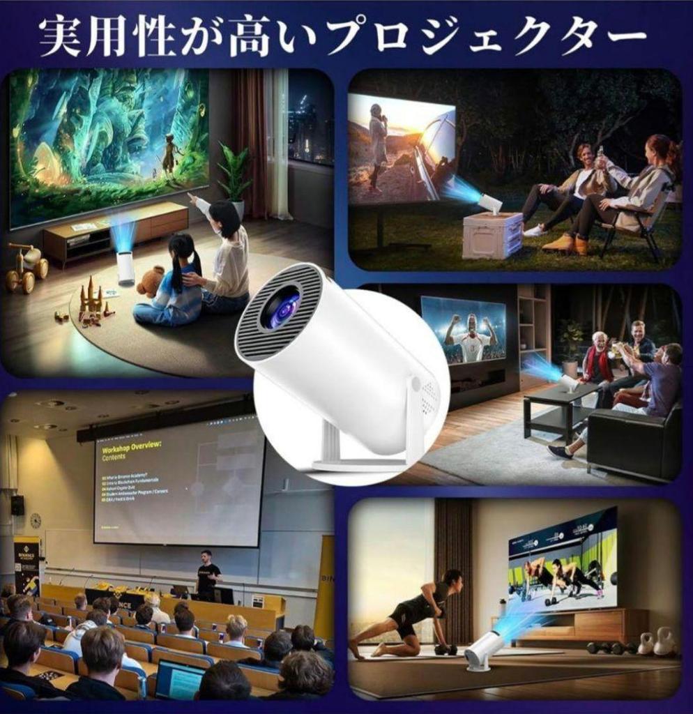 [USED] Projector for home use 2025 18000LM 270° rotation 4k compatible