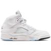 Air Jordan 5 Retro White Metallic 2026 Мужские Кроссовки Металлик-Серебристый Черный HQ7978-103