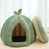 Cat House Enclosed Cat Bed Cat Cave Thickened Halloween Pet Bed Cat Hideaway For Kittens Small Dogs Winter