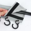 1pc RV Storage Rack Hook Rail With Keder Piping Camping Coat Hook Rack For Caravan Motorhome Piping Rail Strip Tent Roof Poles