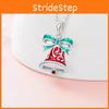 Bell Snowman Geometric Heart Snowflake Necklace Zinc Alloy Chain Jewelry Women