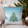 Домашний Декор Рождественский Падушка с Узором Падуб для Декора Чехол на Подушку с Узором Подходит для Дивана Спальни Автомобиля Чехол на Подушку