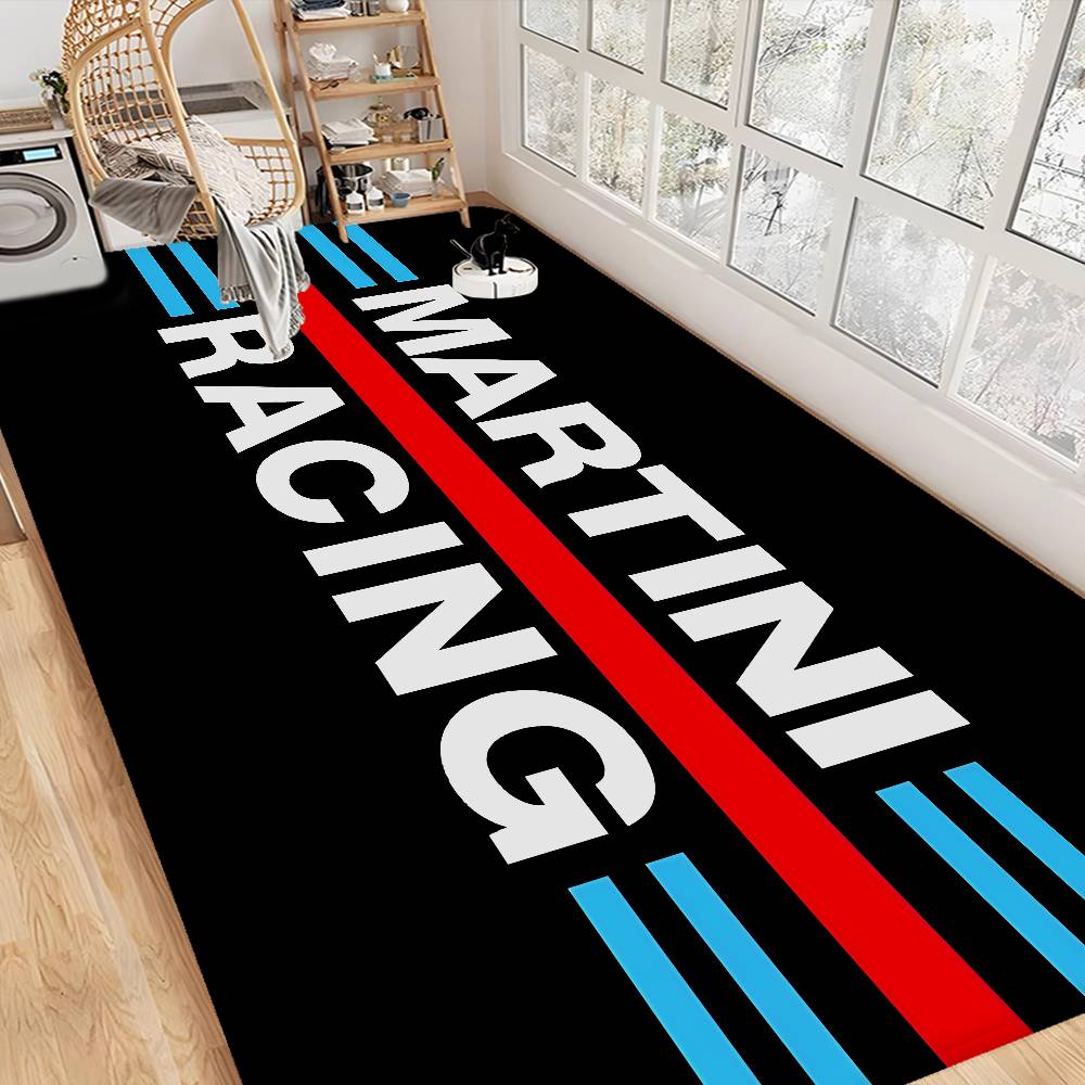 M-Martini Racing Floor Mat Anti-slip Absorb Water Long Strip Cushion Bedroon Mat Alfombra