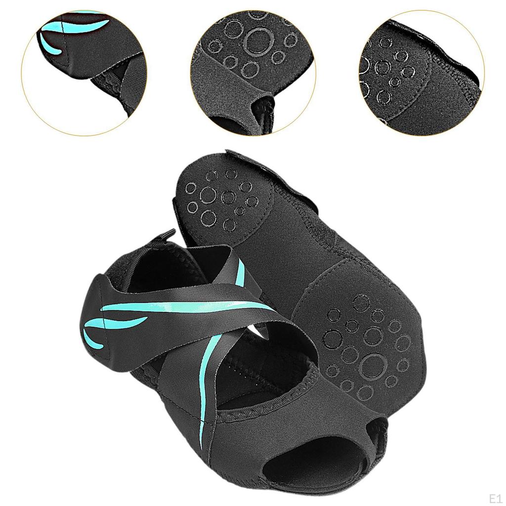 Носки для женщин Grip Cross Tie дышащие противоскользящие без носка спортивные фитнес, тренировки,