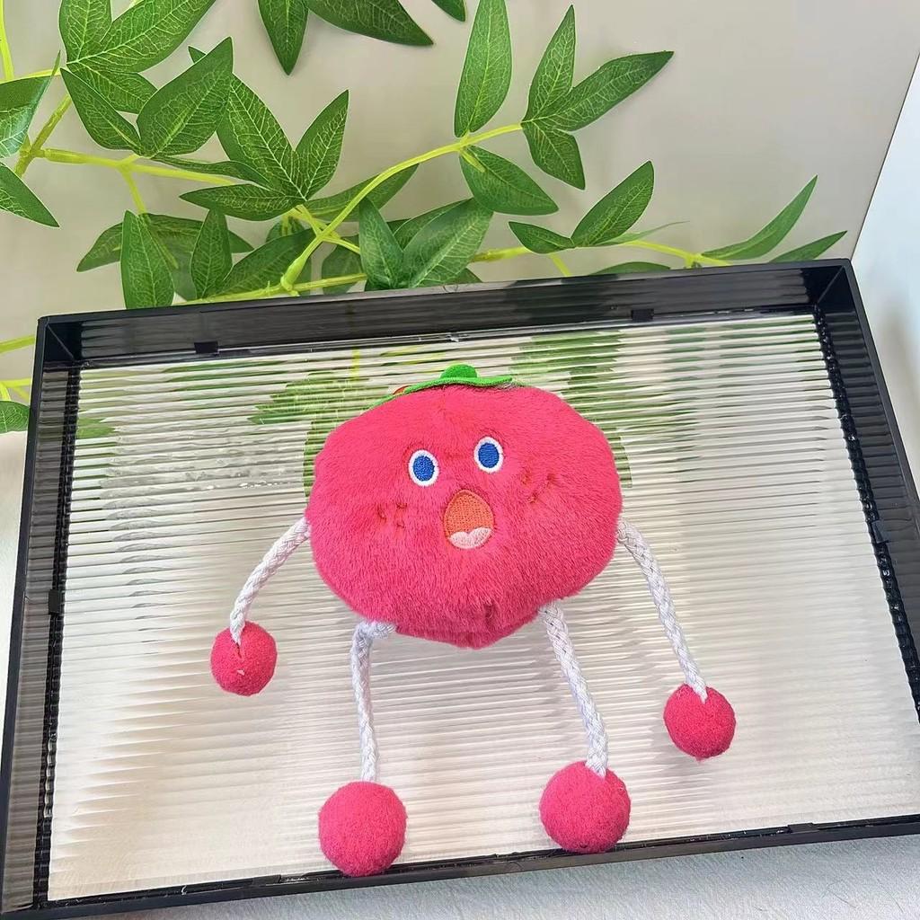 Красочные плюшевые брелоки в виде овощей с милыми кричащими выражениями, ароматом и