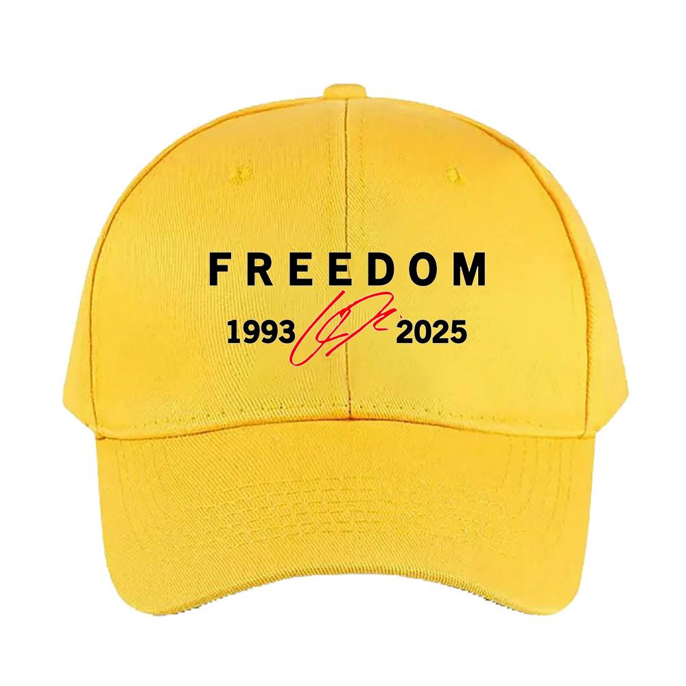 Freedom Red Signature Charlie Kirk Cap summer woman Man Adult Casual Adjustable Printed Baseball Caps Trucker Cap