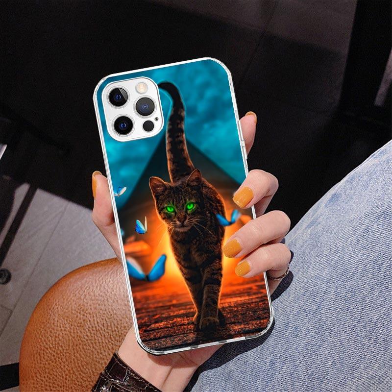 Cool Animal Big Cat Tiger Phone Case For iPhone 17 Air 16 Pro Max 16E 15 + 14 Plus 11 12 13 Mini 7 8 SE Gift Print Cover Fundas