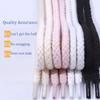 Precision Woven Linen Cotton Round Laces Outdoor Sports Laces Men and Women Casual Canvas Laces Shoes Accessories 1 Pair