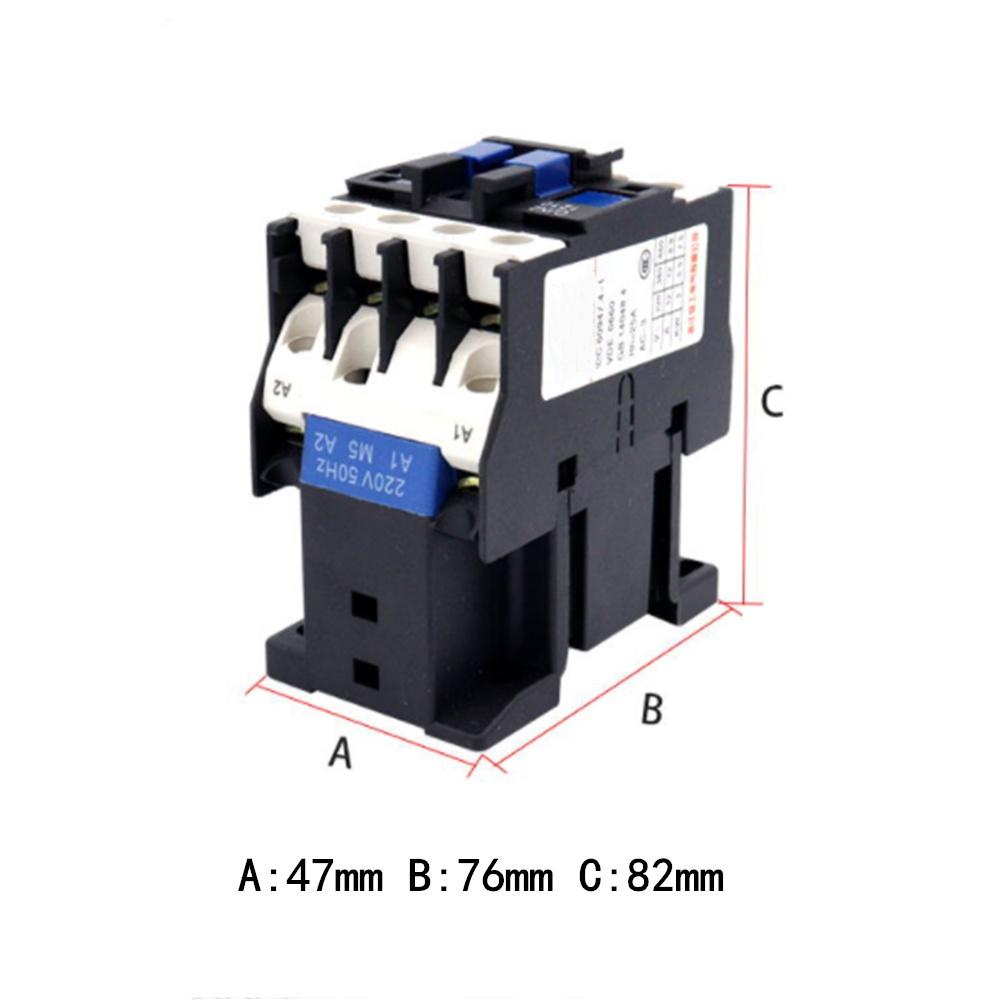 Контактор переменного тока 9A 3P+1NO/1NC Монтаж на рейку lc1d CJX2- 0910 1 нормально открытый контакт / CJX2- 0901 1 нормально закрытый контакт