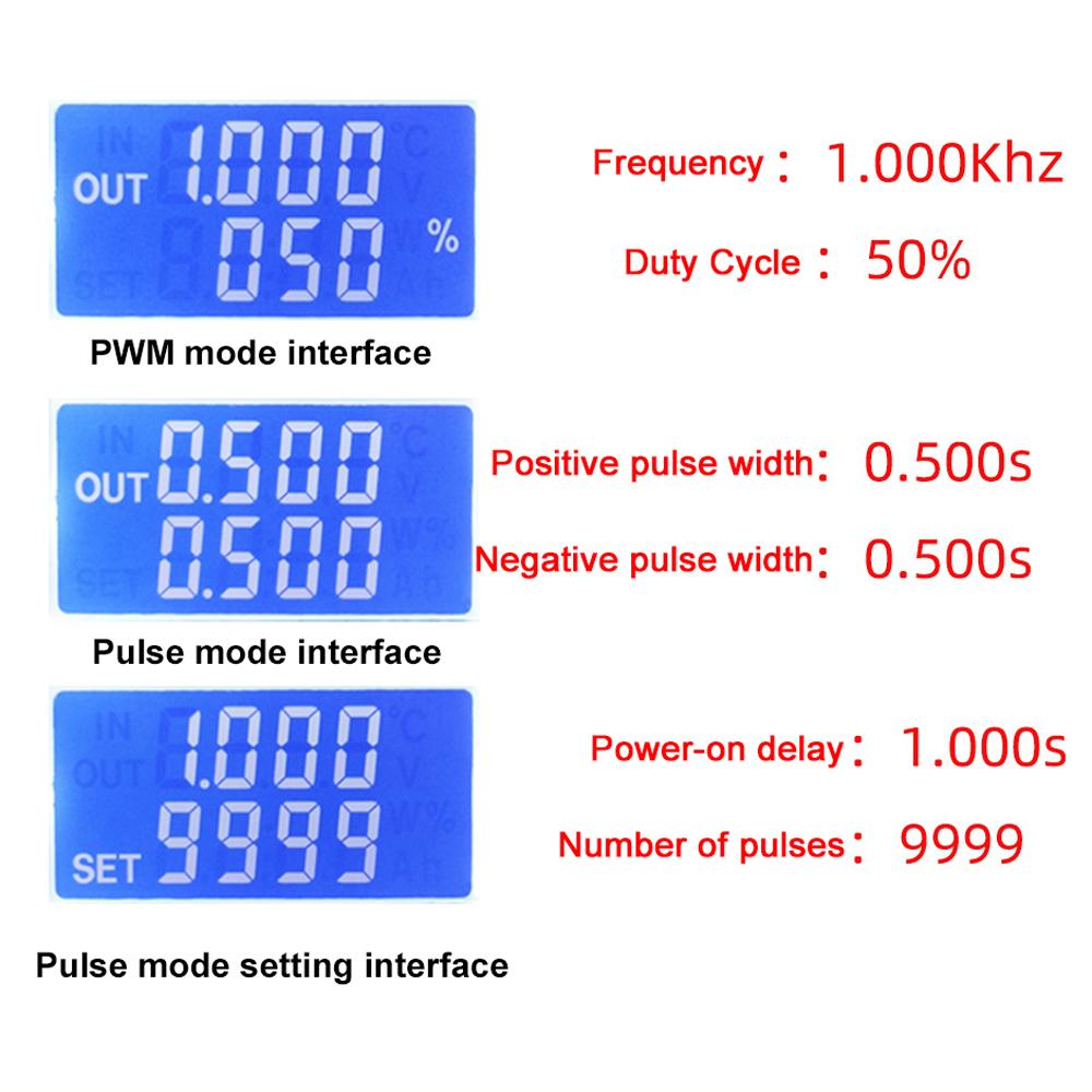 DC3.3-30V Рабочее напряжение 1 Гц-150 кГц Частота Высокая мощность ШИМ-драйвер Контроллер скорости двигателя ШИМ и