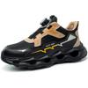 Rotating button Men sports shoes Protection Boots Safety Shoes Men Anti-smash Anti puncture Work shoes Non-slip Steel toe shoes