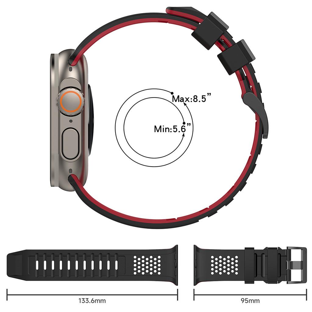Чехол+силиконовый ремешок для Apple Watch Band Ultra 3 49 мм 46 45 44 41 мм Защитный чехол Браслет для Iwatch 11 10 9 8 7 6 54 SE3