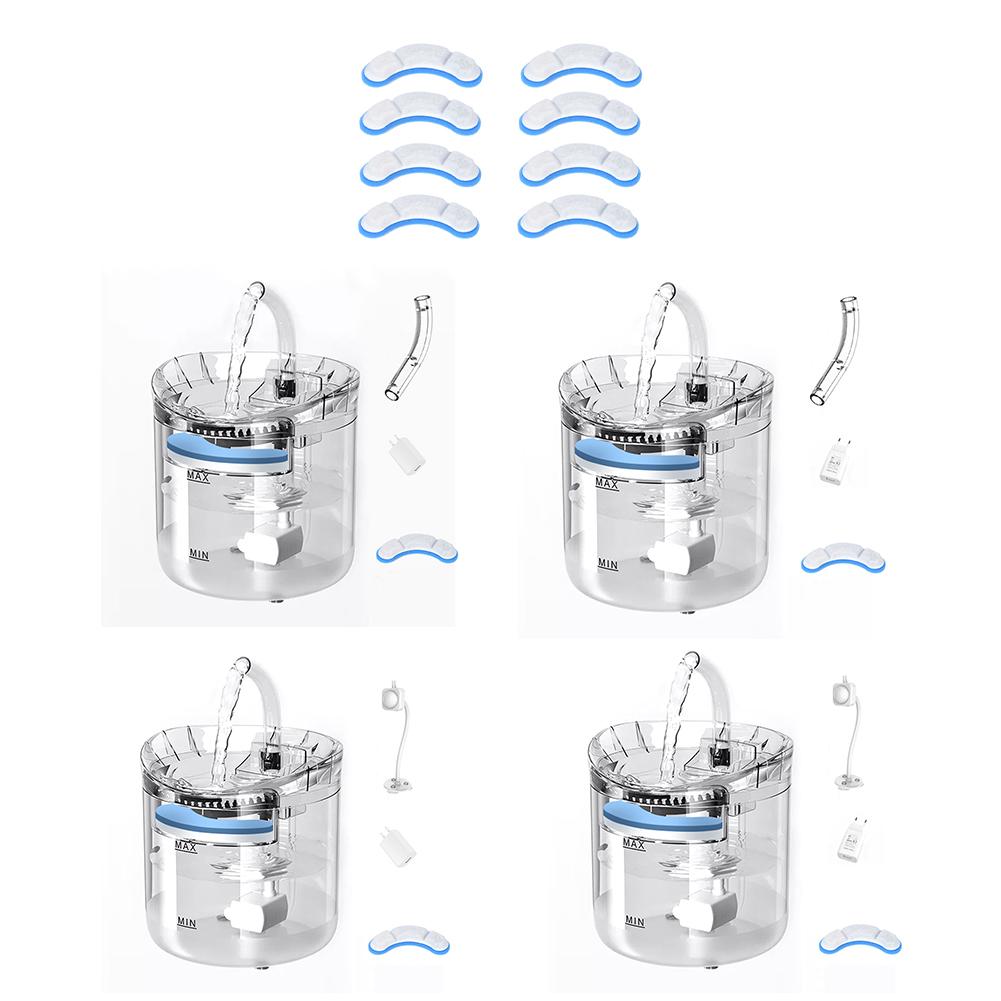 Умный фонтанчик для кошек Низкий уровень шума Электрическая поилка для кошек Угол наклона Электрический дозатор воды Инфракрасный датчик Товары для домашних животных