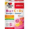 Doppelhertz Vitamin B12+C+D3+Energy+Immune 30st 33g