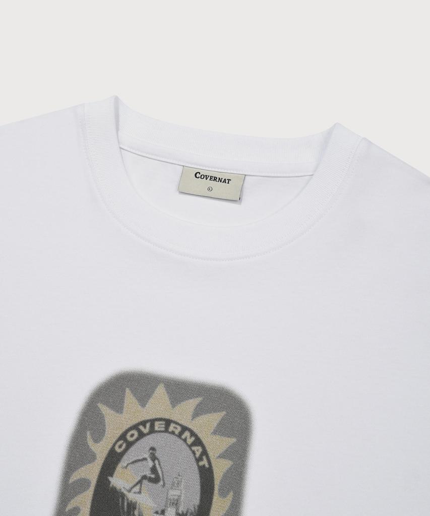 COVERNAT Sunset Surf Club Long Sleeve White