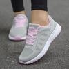 Fashion Women Casual Shoes Fashion Breathable Walking Mesh FlatShoesSneakers White Female Footwear