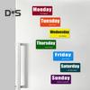 7Pcs/Set Days of Week Fridge Magnet Colorful Weekday Weekend Magnetic Date Indicator Whiteboard Refrigerator Magnet Home Office Decoration