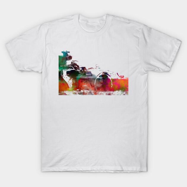 Asian Size Cotton Unisex Tshirt Print T-shirt Formula #Racing #Sport T-shirt No-Cut Print Regular Fit