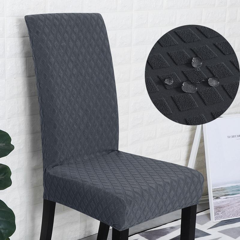 Жаккардовые плотные водонепроницаемые чехлы на сиденья для стульев в столовой, чехлы для сидений обеденных стульев, чехлы для кухонных стульев, накидки