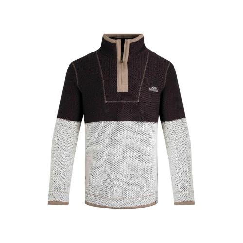 Мужской пуловер с молнией в четверть четверти Weird Fish Kielder Limited Edition Macaroni