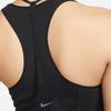 Nike Yoga Dri-FIT Luxe Ribbed Breathable Solid Color Wide Lace Tank Top Women Tops Black DM7005-010