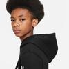 Jordan Спортивная толстовка с капюшоном с логотипом, детские толстовки, черная HA2577-023