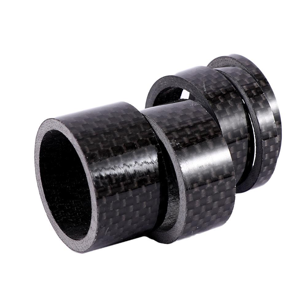 1pcs/5pcs Front fork Bicycle Headset 1-1/8" Carbon Fiber Spacer Spacing Pad Headset ring Washer