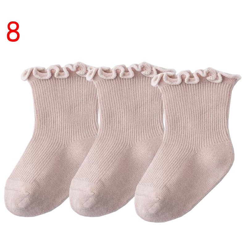 3 пары/лот, новые однотонные детские носки для мальчиков и девочек