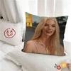 pc Actor AAnya TTaylor JJoy Pillow Case Fashion Square Pillowcase Bedroom Sofa Room Ins Decoration Leisure