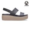 Сандалии-тапочки Tqj 206453 07h Crocs Brooklyn LoW Wedge W Blk Mrm