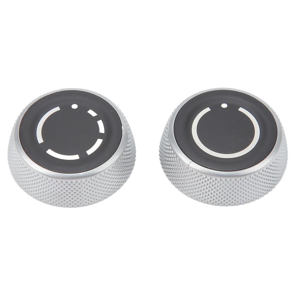 2Pcs Volume Control Knob Left and Right Rotation Button Rotatable Adjust Knob for Panamera Cayenne 911