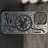 Чехол для телефона с механическим изображением сердца для iPhone 16 15 14 13 12 11 x XR Xs SE2 SE 8 7 plus pro Max mini PC задняя крышка