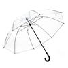 Vinyl 90cm Umbrella with Reflective Tape Umbrella, Long, Extra-large, Mega-size, 8-rib