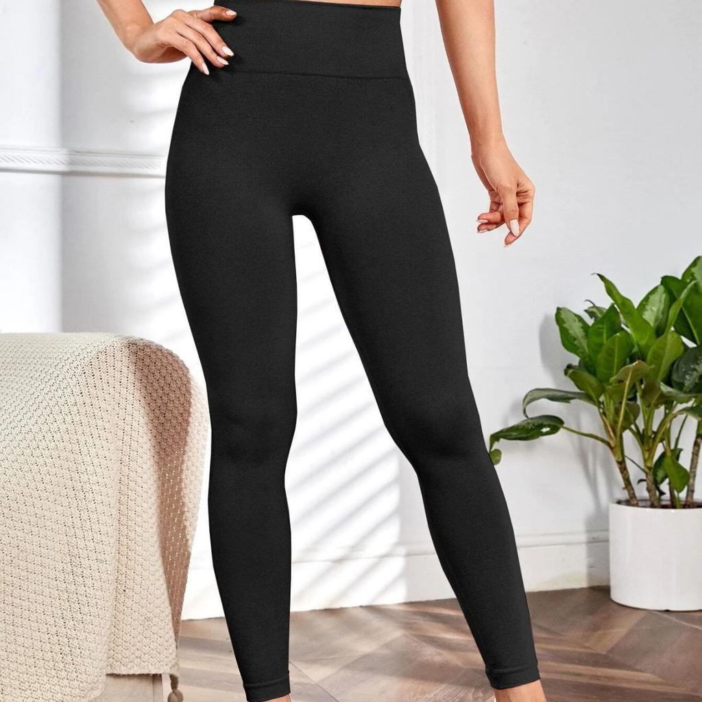 European and American Popular Seamless High Waist Hip-Lifting Yoga Pants with Abdomen Control