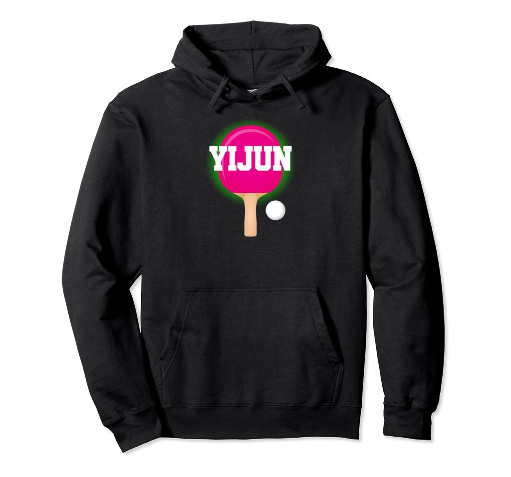 Yijun Name Girls Table Tennis Ping Pong Game Racket Sports Hoodie