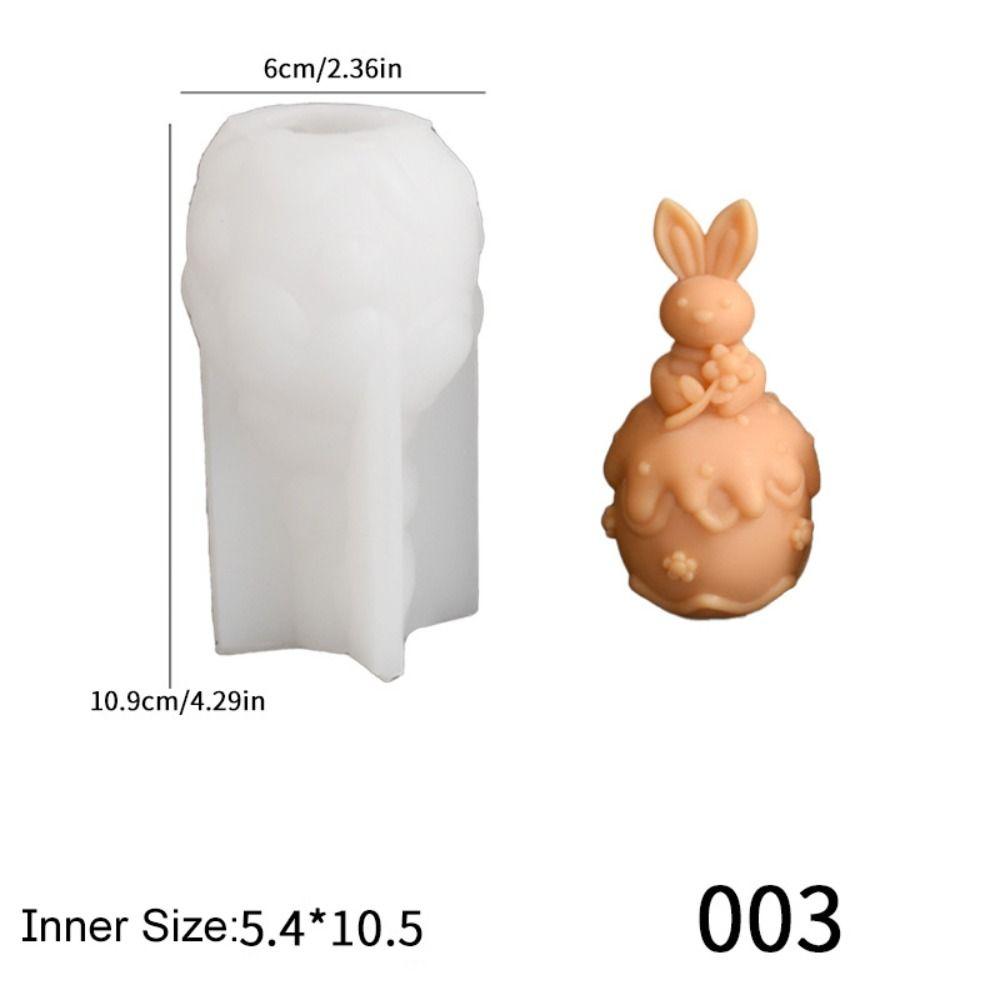 Силиконовая форма для пасхального кролика, жаропрочный инструмент для изготовления свечей, портативная форма для шоколада, подарки