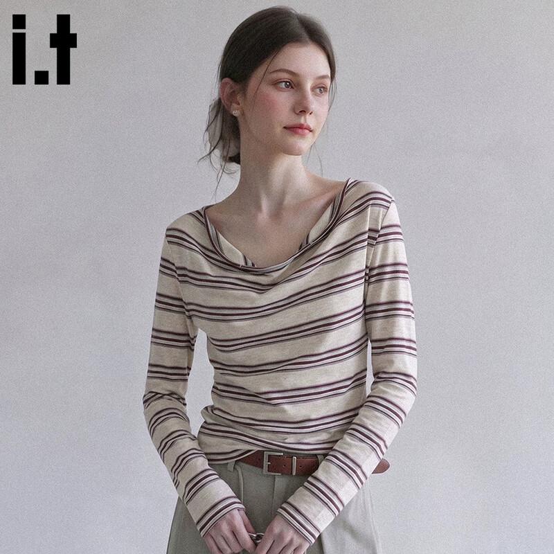 :CHOCOOLATEit Ретро-полоска Off-Shoulder с длинным рукавом