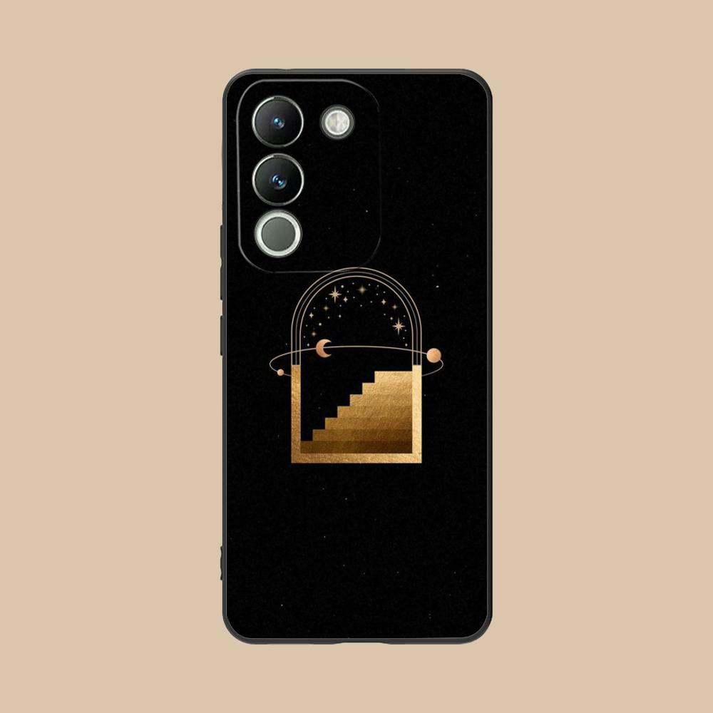 Чехол для мобильного телефона 'Солнце Луна' для VIVO Y77 76 75 74 73 72 58 56 55 51 50 38 36 Y19 Y18 Y03 Y01 5G Цветной печатный чехол