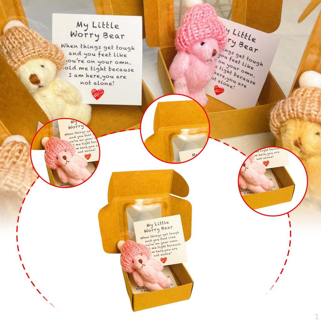 Cute Mini Animal Toy, Soft Cuddly Stuffed for School Reward Shower Valentines
