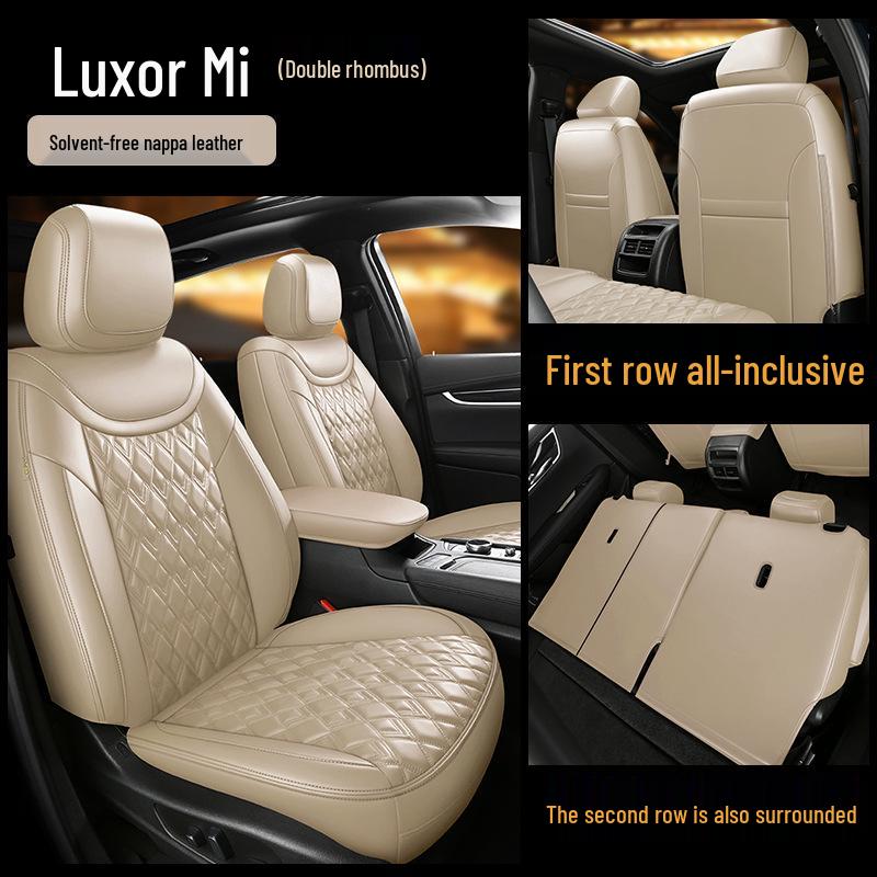 2024 T-Roc Чехол на сиденье из кожи наппа - Полный охват, Всесезонная подушка